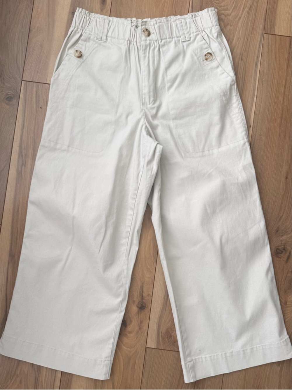 Democracy Cream Wide-Leg Women’s Cotton Pants